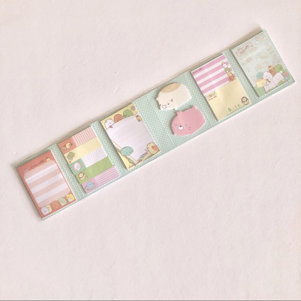 Sumikko Gurashi Kawaii Mini Sticky Notes Notebook